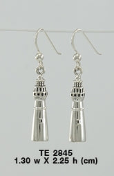 Portland Head Lighthouse Sterling Silver Earrings